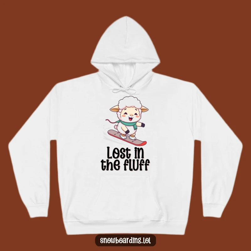 Funny Sheep Snowboard Hoodie: Cozy Up with Giggles and this Hilarious Gift
