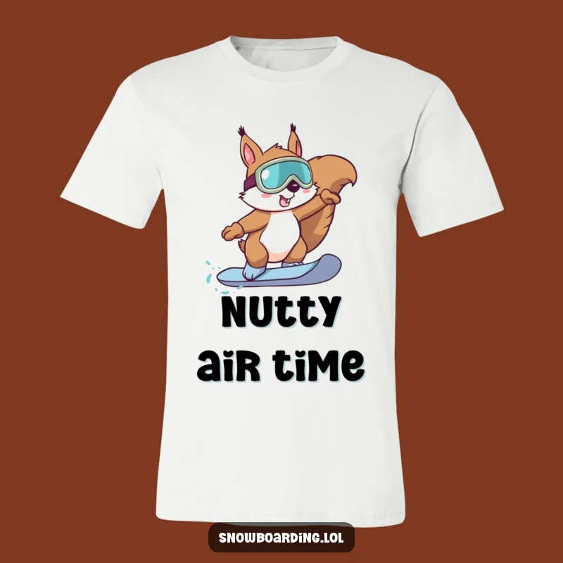 Funny Squirrel Snowboard T-Shirt: Ace Your Style with Winter Tricks